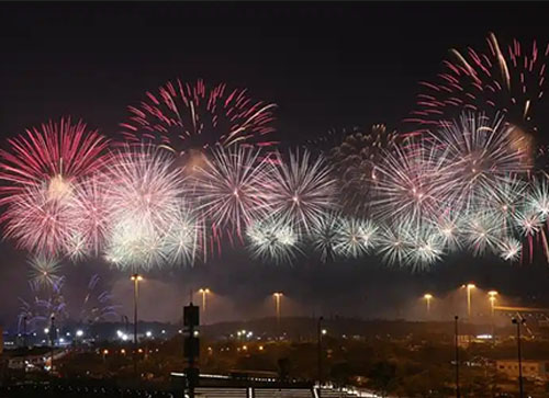 清水县焰火晚会